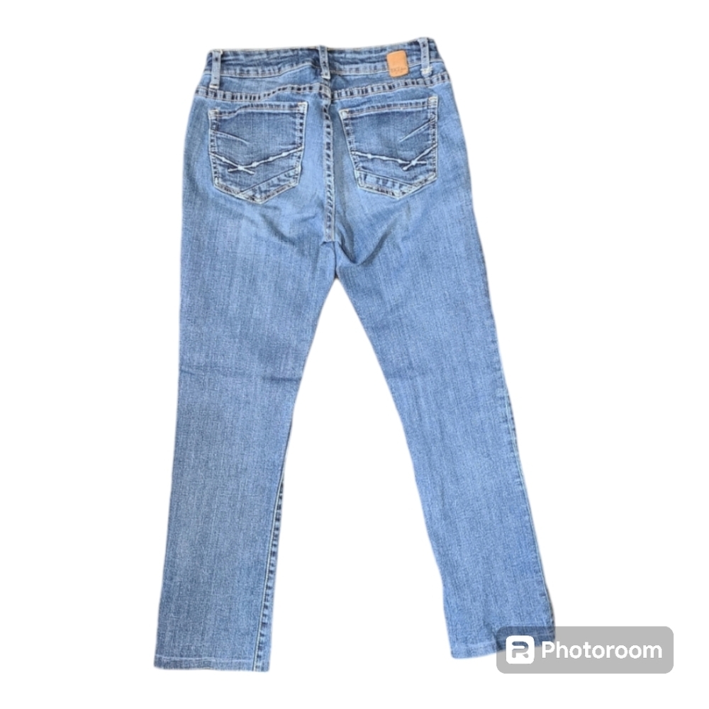 BKE Stella slim fit low rise straight 26.5" inseam‎ demin jeans